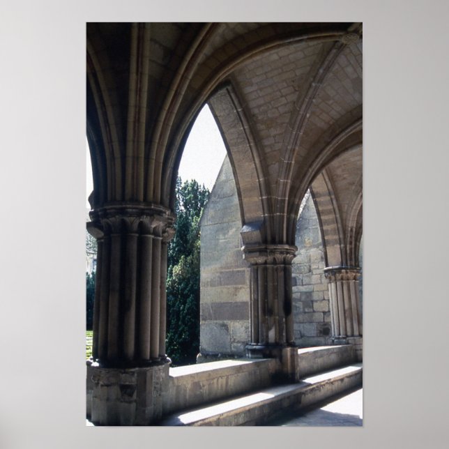 Ancien Monastère Poster Papier (Matte) (Devant)