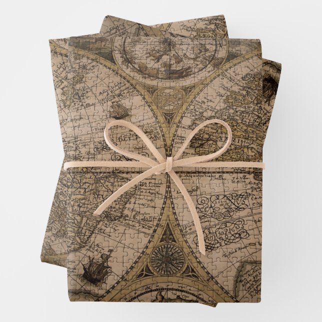 Ancien monde cartes papier (En situation)