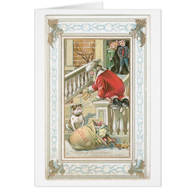 Ancien Noël, Père Noël & Chien (Devant)