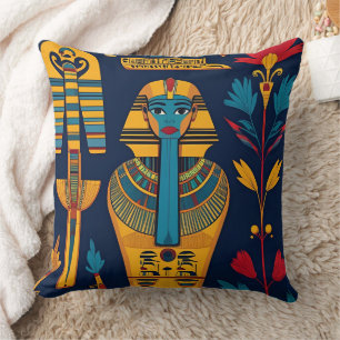 Ancien oreiller décoratif de la reine égyptienne