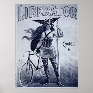 Ancien poster de vélo