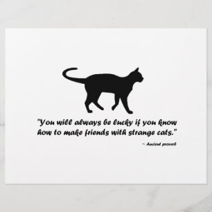 Ancien proverbe de chat