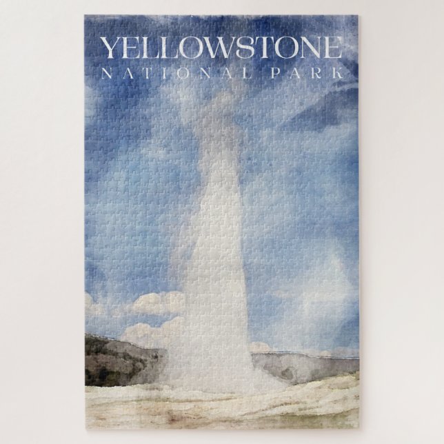 Ancien puzzle fidèle, Puzzle Yellowstone 20"x30" (Vertical)