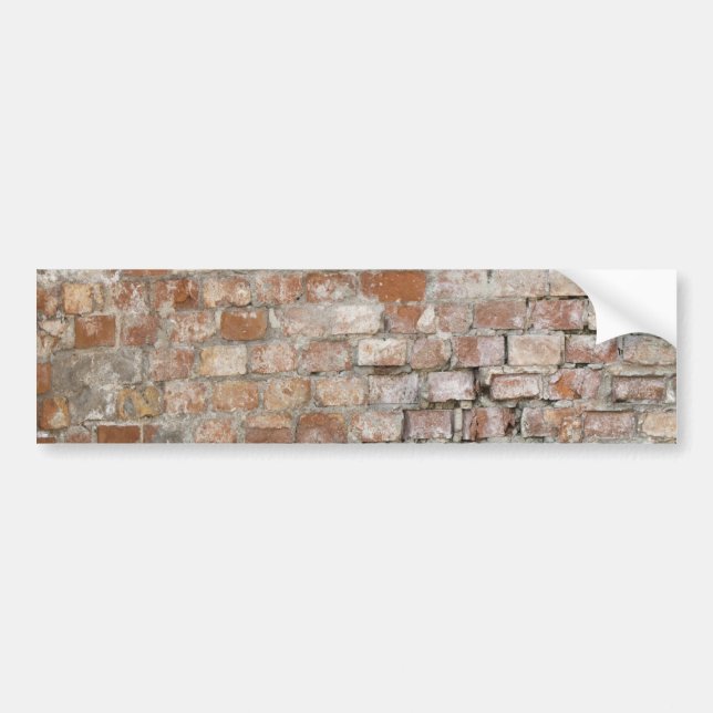 Ancien Sticker pare-chocs de mur de briques (Devant)