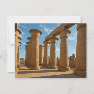 Ancien Temple Majestic Luxor Carte postale Art