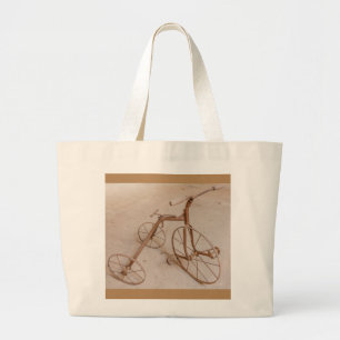 ANCIEN TRICYCLE 1928 SAC JUMBO TOTE