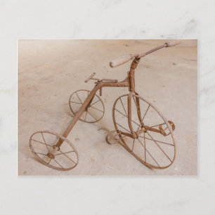 ANCIEN TRICYCLE CARTE POSTALE 1928