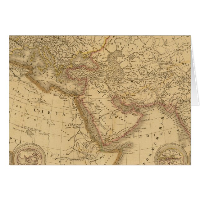 Ancienne carte (Devant horizontal)