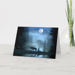 Ancienne carte d'arbre de Noël