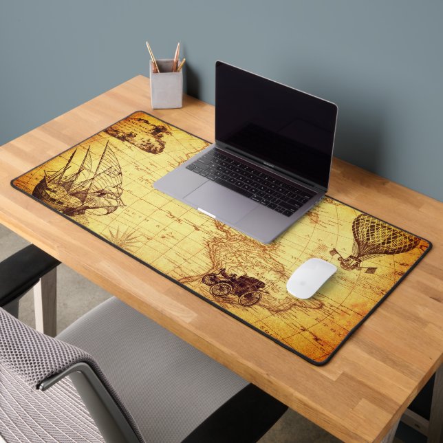 Ancienne carte de l'Amérique vintage (Bureau 2)