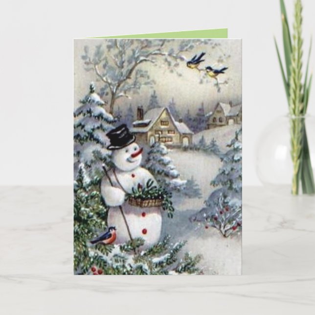 ANCIENNE CARTE DE NOËL (Devant)