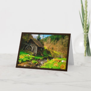 Ancienne carte de voeux Mill