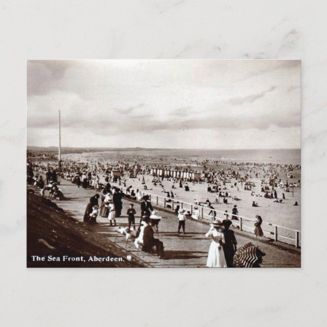 Ancienne carte postale - Aberdeen, Écosse (Devant)