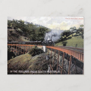 Ancienne carte postale - Adelaide Hills, Australie