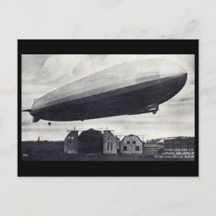 Ancienne carte postale - Aéronef "Graf Zeppelin"