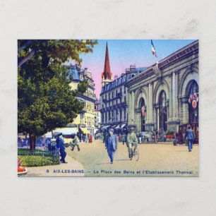 Ancienne carte postale - Aix-les-Bains, France