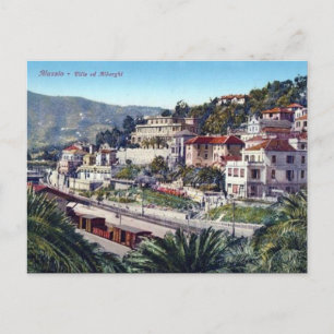Ancienne carte postale - Alassio, Ligurie, Italie