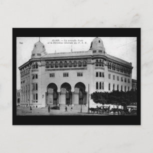 Ancienne carte postale - Alger Nouveau bureau de p