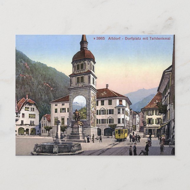 Ancienne carte postale - Altdorf, Uri. Suisse (Devant)