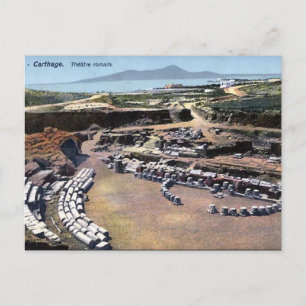 Ancienne carte postale - Amphithéâtre romain, Cart