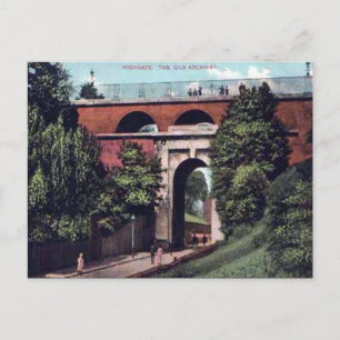 Ancienne carte postale - Archway, Highgate, Londre