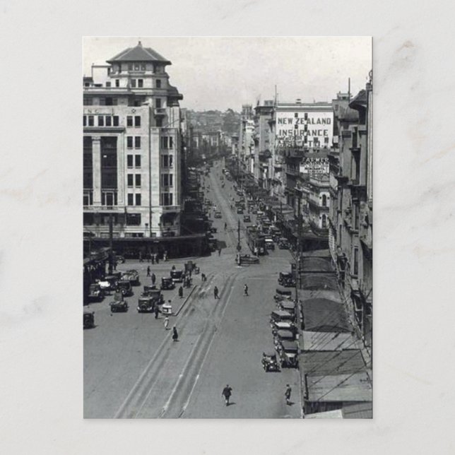 Ancienne carte postale - Auckland, Nouvelle-Zéland (Devant)