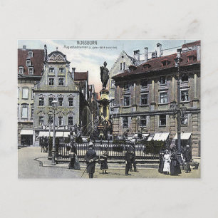 Ancienne carte postale - Augsburg, Allemagne