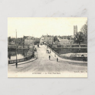 Ancienne carte postale - Auxerre, Yonne, France