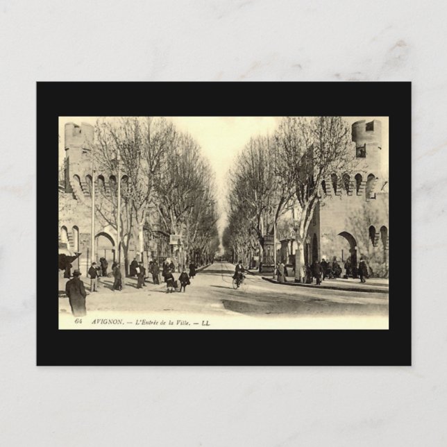 Ancienne carte postale - Avignon (Devant)