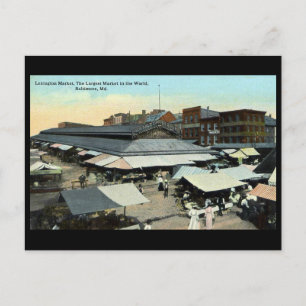 Ancienne carte postale - Baltimore, Maryland, USA