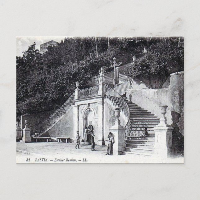 Ancienne carte postale - Bastia, Haute Corse (Devant)