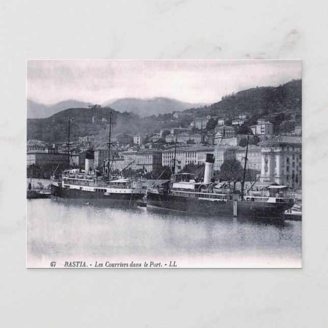 Ancienne carte postale - Bastia, Haute Corse, Fran (Devant)