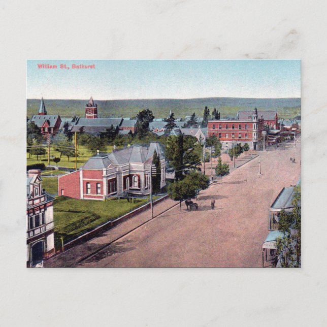 Ancienne carte postale - Bathurst, NSW, Australie (Devant)