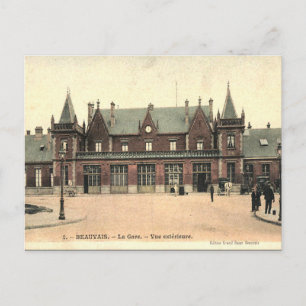 Ancienne carte postale - Beauvais, Oise, France