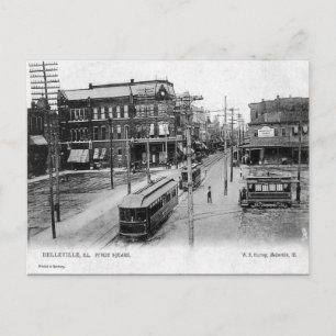 Ancienne carte postale - Belleville, Illinois, USA