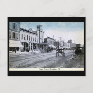 Ancienne carte postale - Belvidere, Illinois