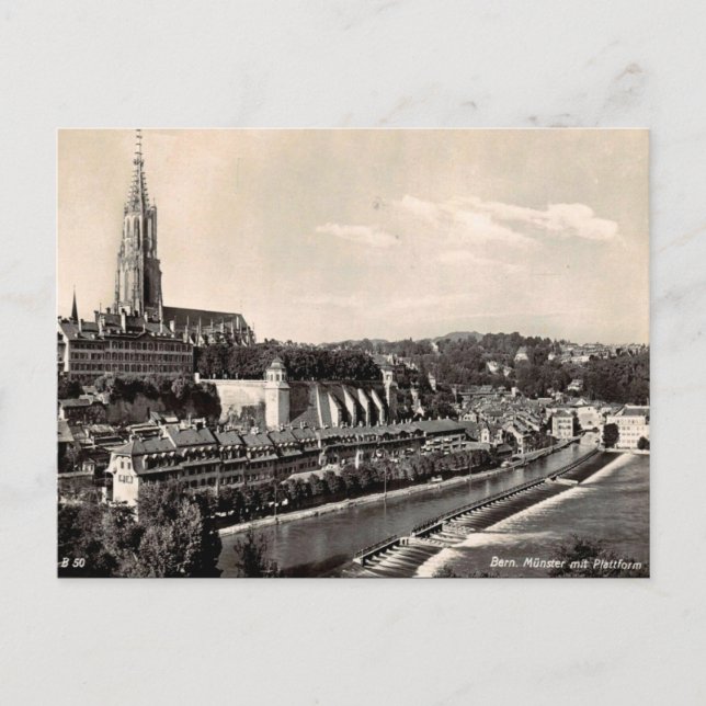 Ancienne carte postale - Berne, Suisse (Devant)
