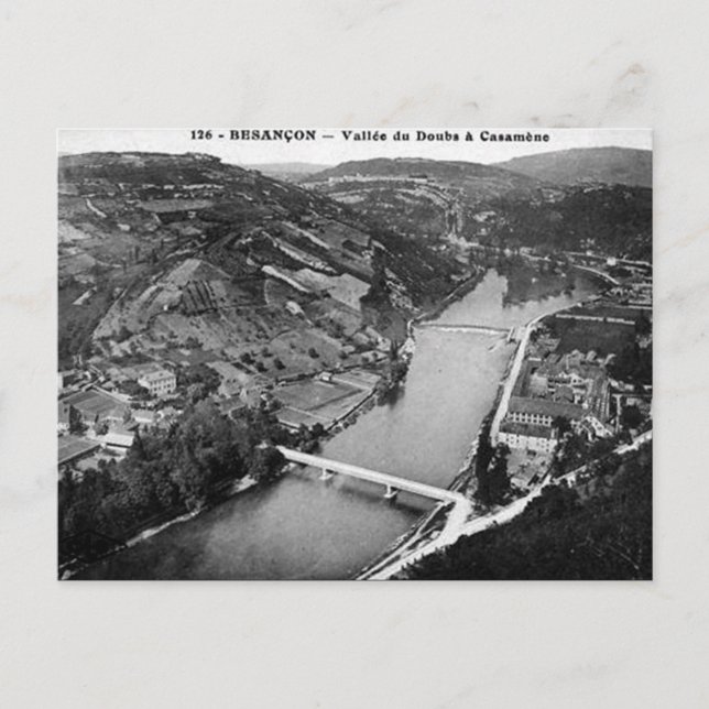 Ancienne carte postale - Besançon, Doubs, France (Devant)