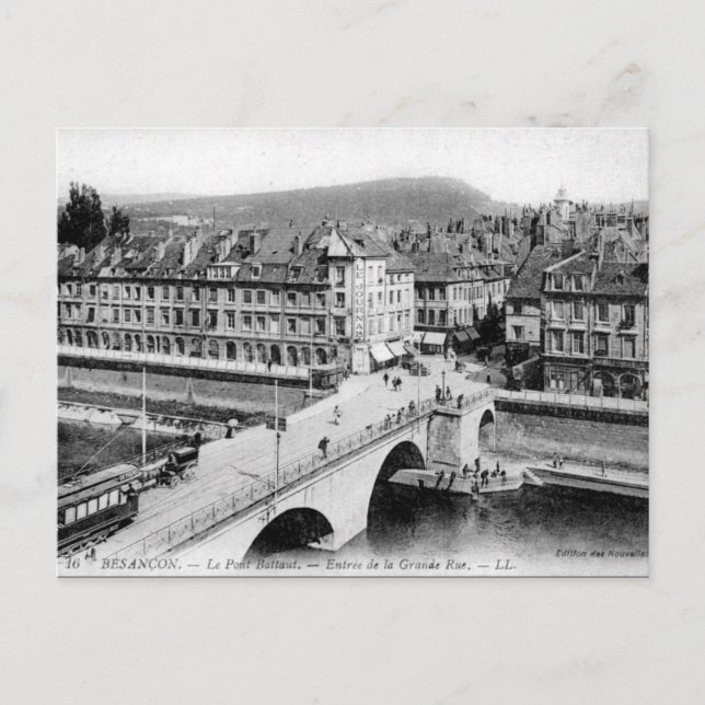 Ancienne carte postale - Besançon, Doubs, France (Devant)