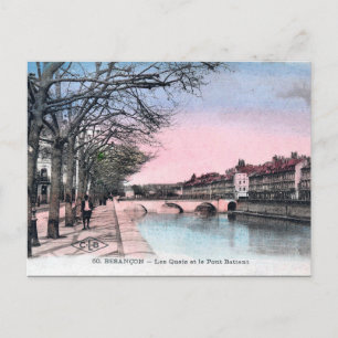 Ancienne carte postale - Besançon, Doubs, France