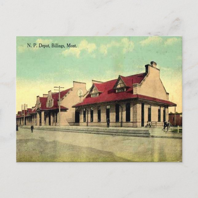 Ancienne carte postale - Billings, Montana, États- (Devant)