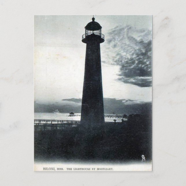 Ancienne carte postale - Biloxi, Mississippi (Devant)
