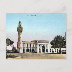 Ancienne carte postale - Bizerte, Tunisie