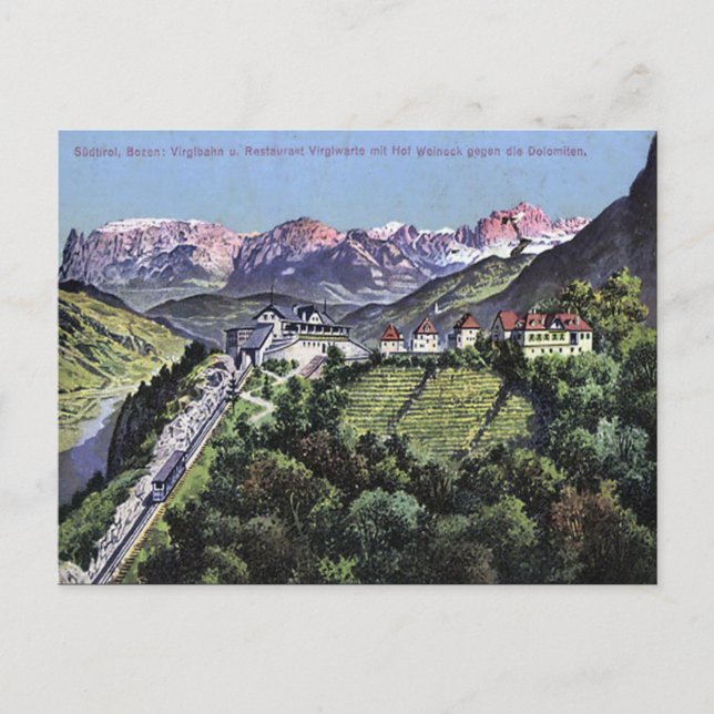 Ancienne carte postale - Bolzano, Italie (Devant)