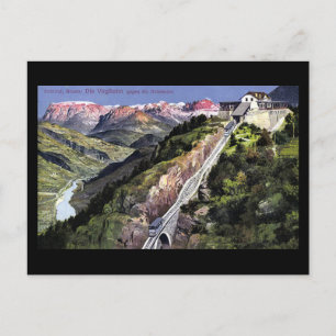 Ancienne carte postale - Bolzano, Virglbahn
