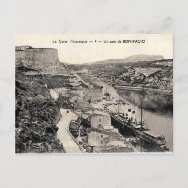 Ancienne carte postale - Bonifacio, Corse du Sud (Devant)