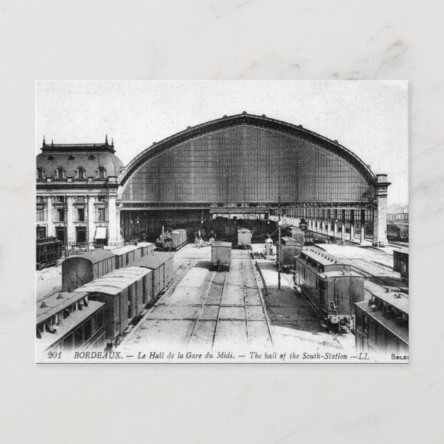 Ancienne carte postale - Bordeaux, France (Devant)