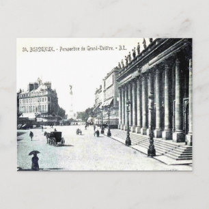 Ancienne carte postale - Bordeaux, France