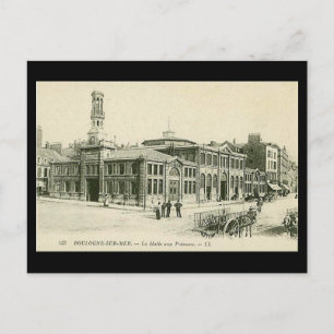Ancienne carte postale - Boulogne Fish Market