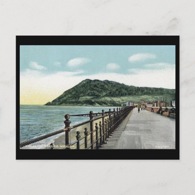 Ancienne carte postale - Bray, Co Wicklow, Irlande (Devant)